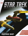 Irina's Racing Ship (Terrellian Racer) Model Die Cast Ship (Eaglemoss / Star Trek), in display