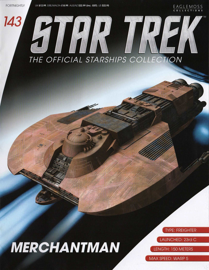 The Merchantman Starship Model Die Cast Ship (Eaglemoss / Star Trek), product detail