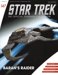 Baran's Miradorn Raider Model Die Cast Ship STDC147 (Eaglemoss / Star Trek), in display