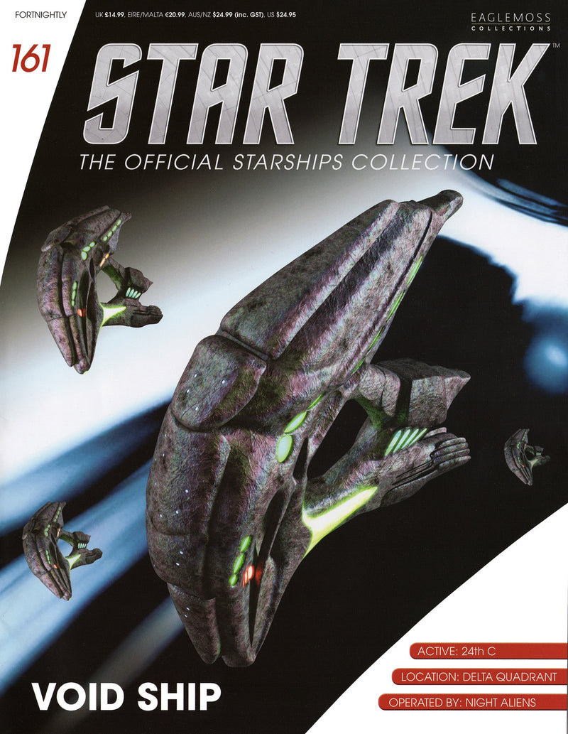 Void Night Aliens Ship Model Die Cast (Eaglemoss / Star Trek) Star Trek, packaging shot