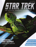 Klingon Bird-of-Prey (Landed Position) Die Cast Ship (Eaglemoss / Star Trek), size reference