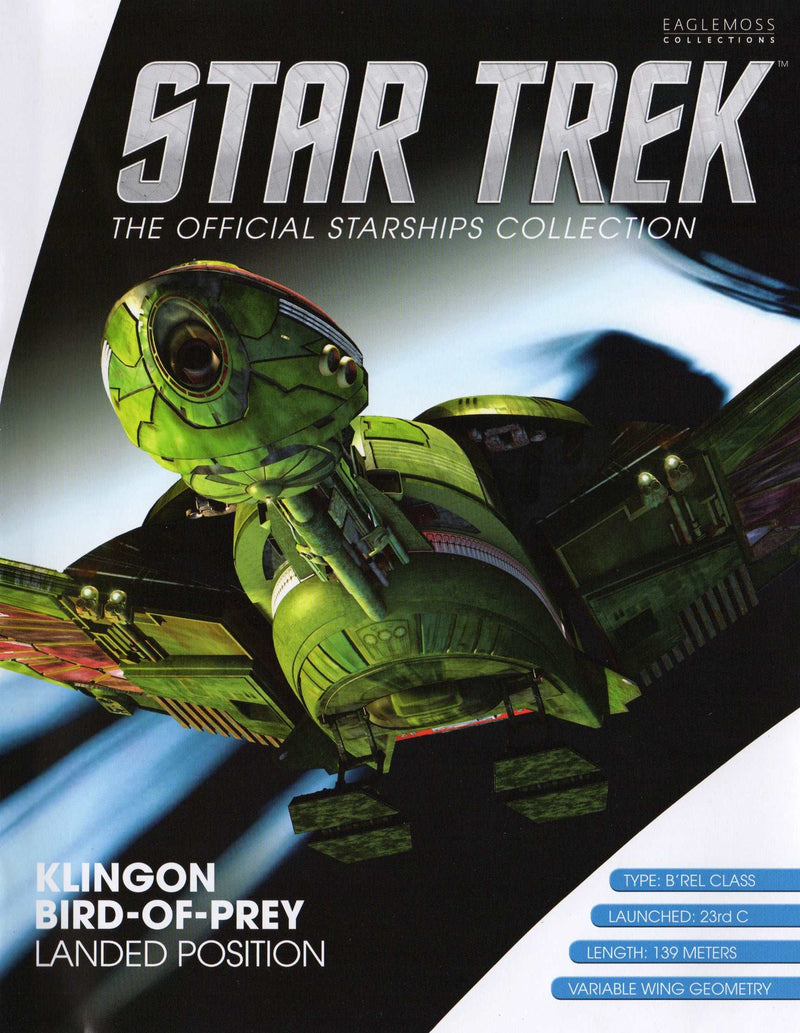Klingon Bird-of-Prey (Landed Position) Die Cast Ship (Eaglemoss / Star Trek), size reference