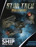 Klingon Sarcophagus (Ship of the Dead) Model Diecast Ship Discovery SPECIAL EDITION (Eaglemoss / Star Trek), in display