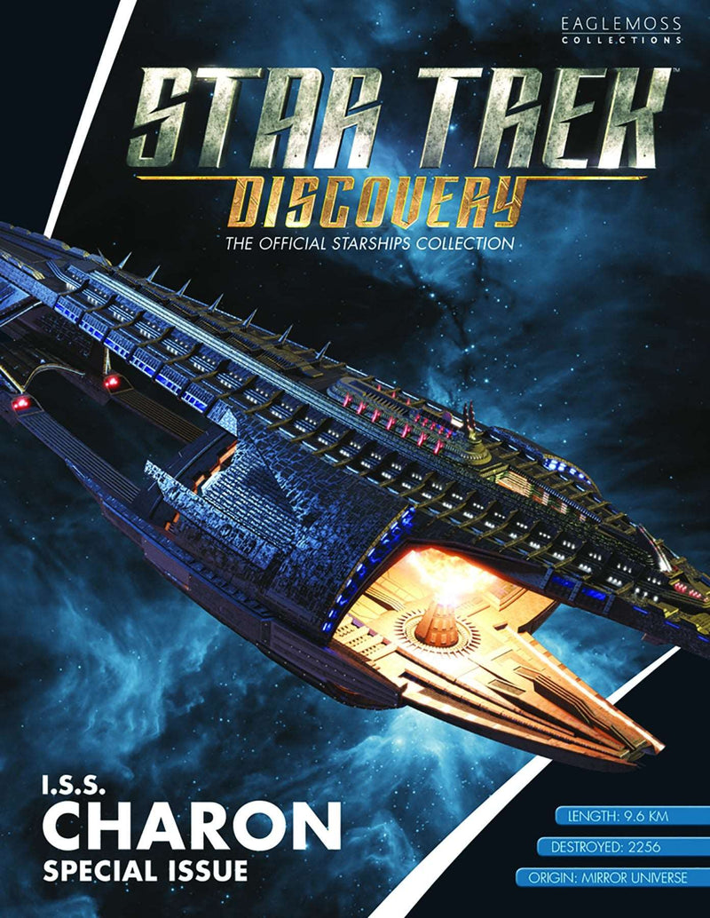 I.S.S Charon Starship Model Die Cast Ship Discovery SPECIAL EDITION (Eaglemoss / Star Trek), rear view