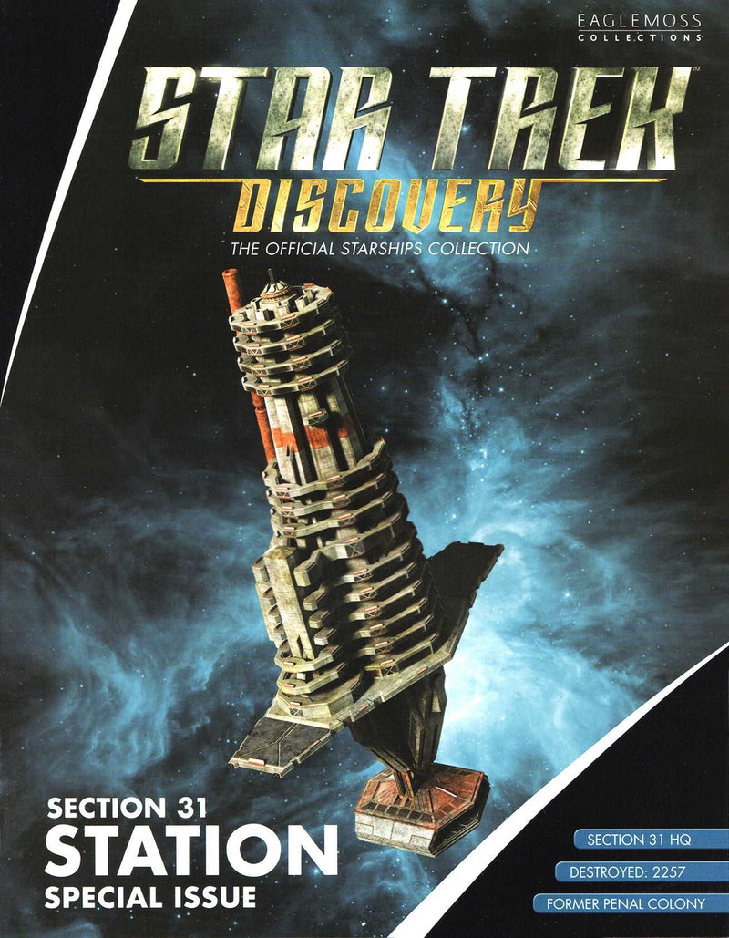Section 31 Headquarters Model Diecast Ship Discovery SPECIAL EDITION (Eaglemoss / Star Trek), packaging shot