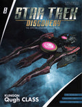 Klingon Qugh Class Destroyer Ship C Discovery Ships Model Diecast Ship (Eaglemoss / Star Trek), rear view