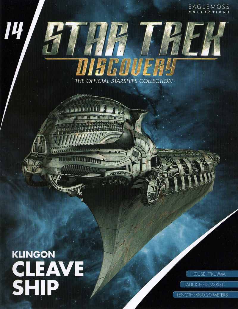 Klingon Cleave Ship Discovery Ships Model Diecast Ship (Eaglemoss / Star Trek), packaging shot