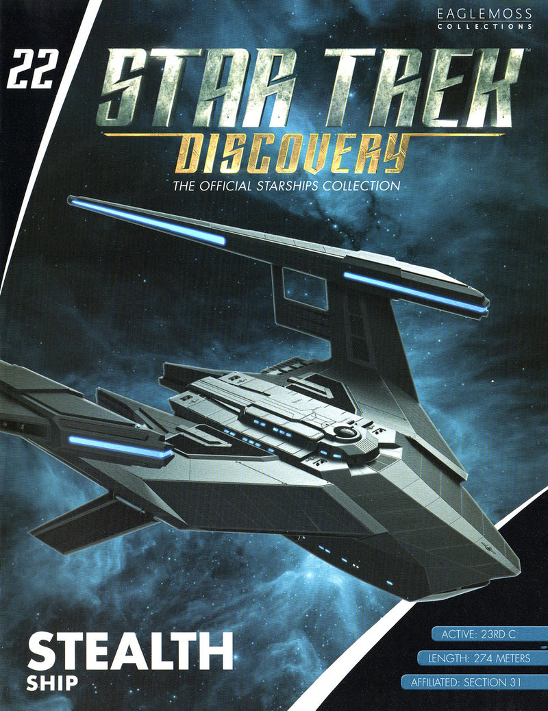 Section 31 Stealth Ship NI-1039 Discovery Ships Model Diecast Ship SSDUK022 (Eaglemoss / Star Trek), close-up detail