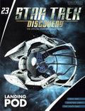 Landing Pod Discovery Ships Model Diecast Ship (Eaglemoss / Star Trek), in display