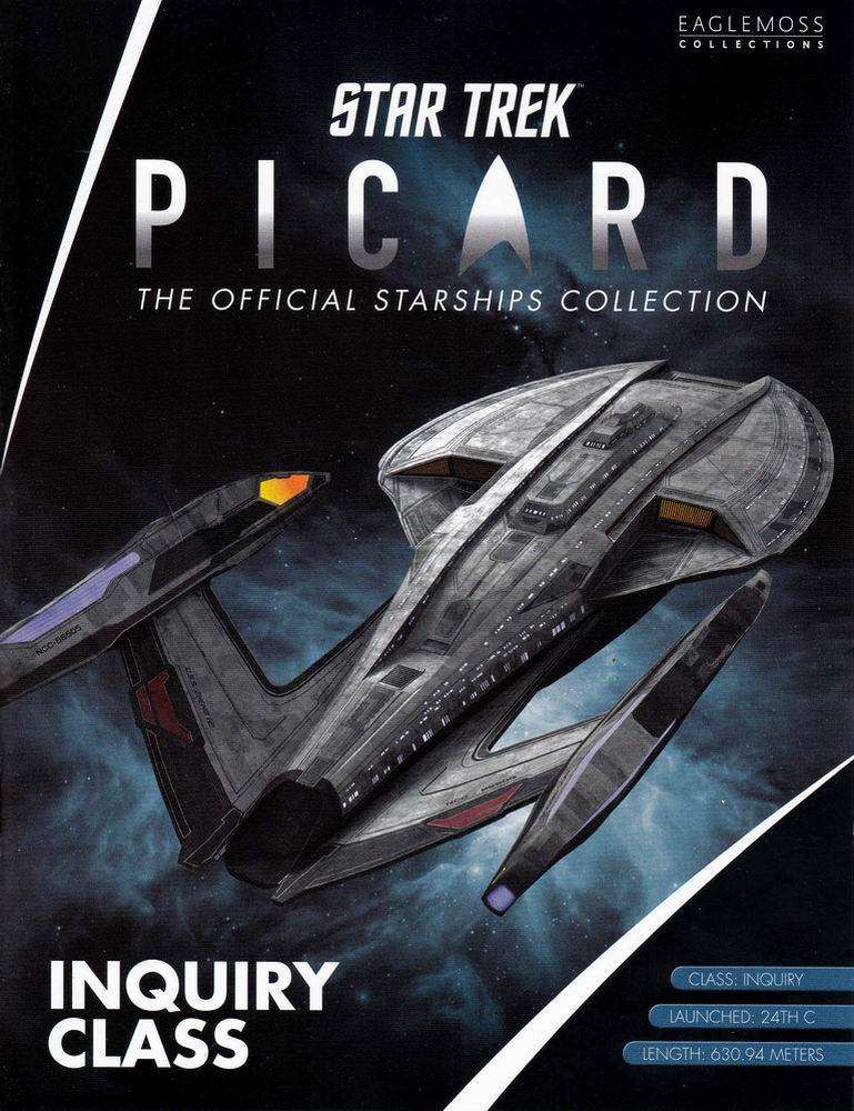 U.S.S. Toussaint NCC-87111 Model Diecast Ship Picard Universe (Eaglemoss / Star Trek), close-up detail