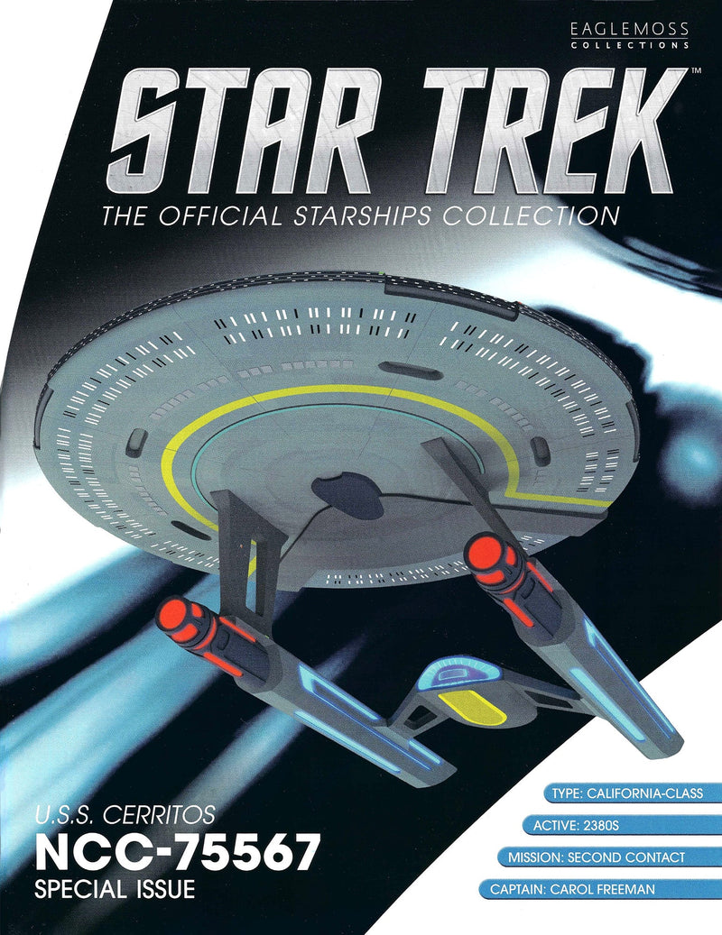 U.S.S. Cerritos NCC-75567 XL EDITION Ship Model Die Cast Starship Special Issue Lower Decks (Eaglemoss / Star, packaging shot
