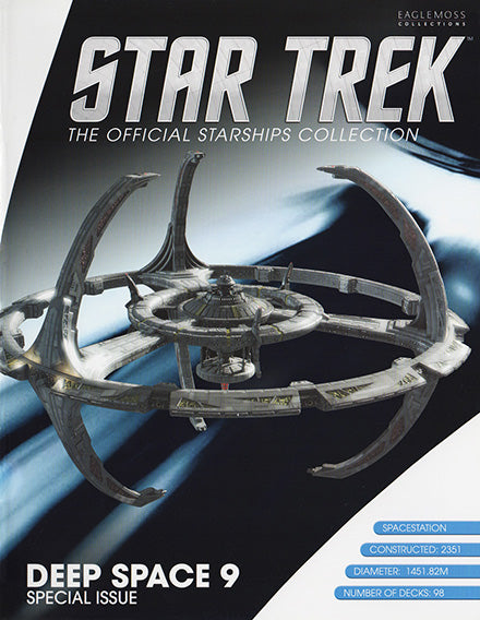 Deep Space 9 DS9 Model Die-cast Ship SPECIAL ISSUE (Eaglemoss / Star Trek), size reference