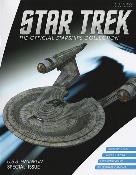 U.S.S. Franklin NX-326 Model Die Cast Ship SPECIAL ISSUE (Eaglemoss / Star Trek), product detail
