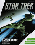 Klingon Battle Cruiser (2009 Movie) Die-Cast Model SPECIAL ISSUE (Eaglemoss / Star Trek), showing reverse