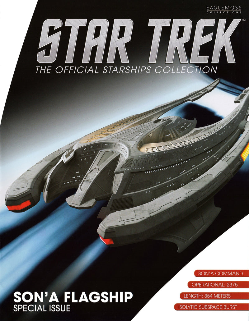 Son'A Flagship Model Die Cast Ship SPECIAL ISSUE (Eaglemoss / Star Trek), size reference