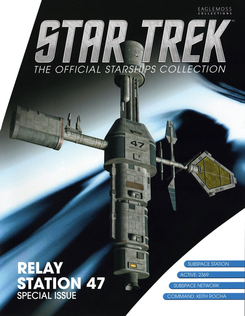 Relay Station 47 Model Diecast Ship SPECIAL ISSUE (Eaglemoss / Star Trek), rear view