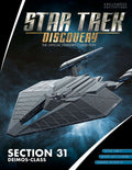 Section 31 Deimos-Class Model Discovery Diecast Ship (Eaglemoss / Star Trek), rear view