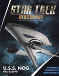 U.S.S. Nog NCC-325070 (Eisenberg-class) Model Diecast Ship Discovery (Eaglemoss / Star Trek), side angle