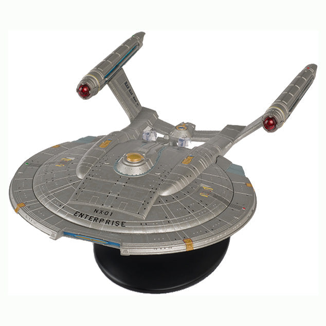 Enterprise NX-01 XL EDITION Model Diecast Ship (Eaglemoss / Star Trek), rear view