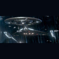 U.S.S. Discovery NCC-1031-A (Refit) Discovery XL EDITION Model Diecast Ship (Eaglemoss / Star Trek), in display