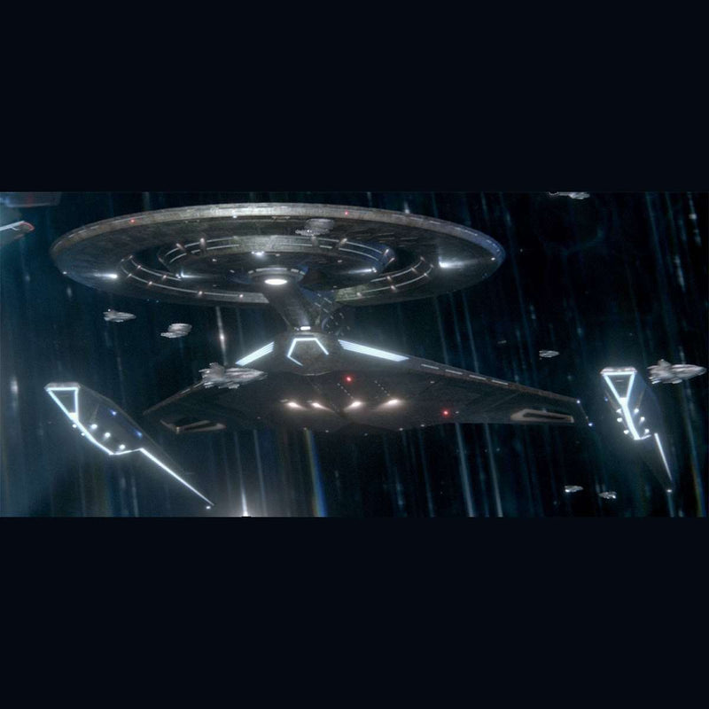 U.S.S. Discovery NCC-1031-A (Refit) Discovery XL EDITION Model Diecast Ship (Eaglemoss / Star Trek), in display