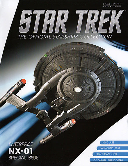Enterprise NX-01 XL EDITION Model Diecast Ship (Eaglemoss / Star Trek), packaging shot