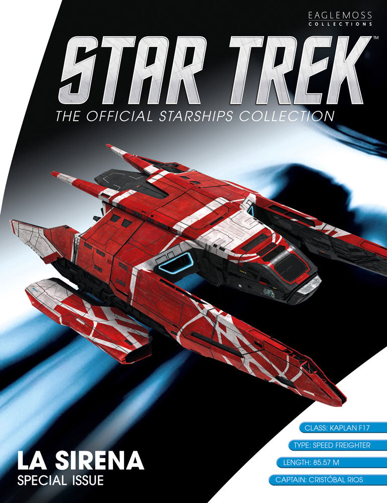La Sirena XL EDITION Model Diecast Ship (Eaglemoss / Star Trek: Picard), size reference