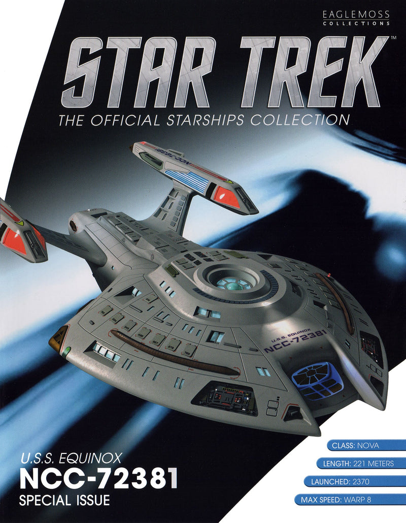 U.S.S. Equinox NCC-72381 XL EDITION Model Diecast Ship (Eaglemoss / Star Trek), rear view