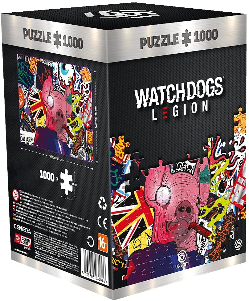 Watch Dogs Legion (Pig Mask) Jigsaw Puzzle (1000 Pieces)