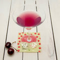 Personalised It's Raining Cocktails! Square Glass Coaster
