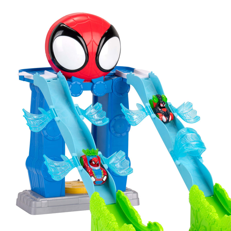 Spidey and his Amazing Friends Spidey’s Mega Jump HQ Track, close-up detail