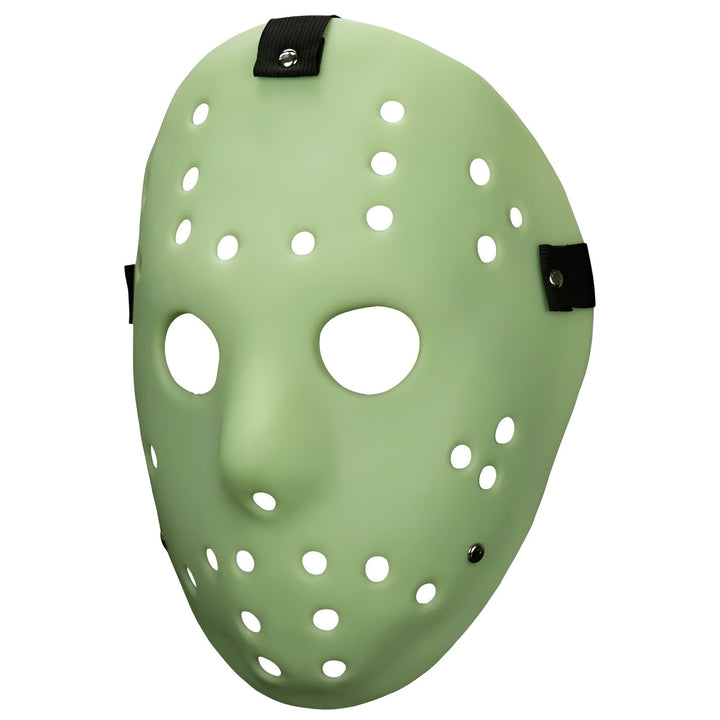 Killer Hockey Goalie Glow in the Dark Injection Mask (Similar to Friday the 13th Jason Mask)