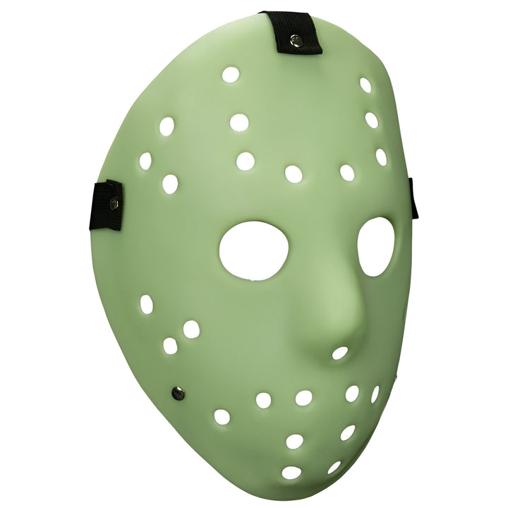 Killer Hockey Goalie Glow in the Dark Injection Mask (Similar to Friday the 13th Jason Mask)