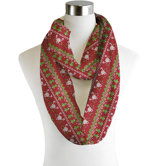 Christmas Rudolph Jumper - Scarf - Infinity - Chiffon collectible from https://britishmade.gifts/