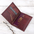 Leaf Leather Passport Cover