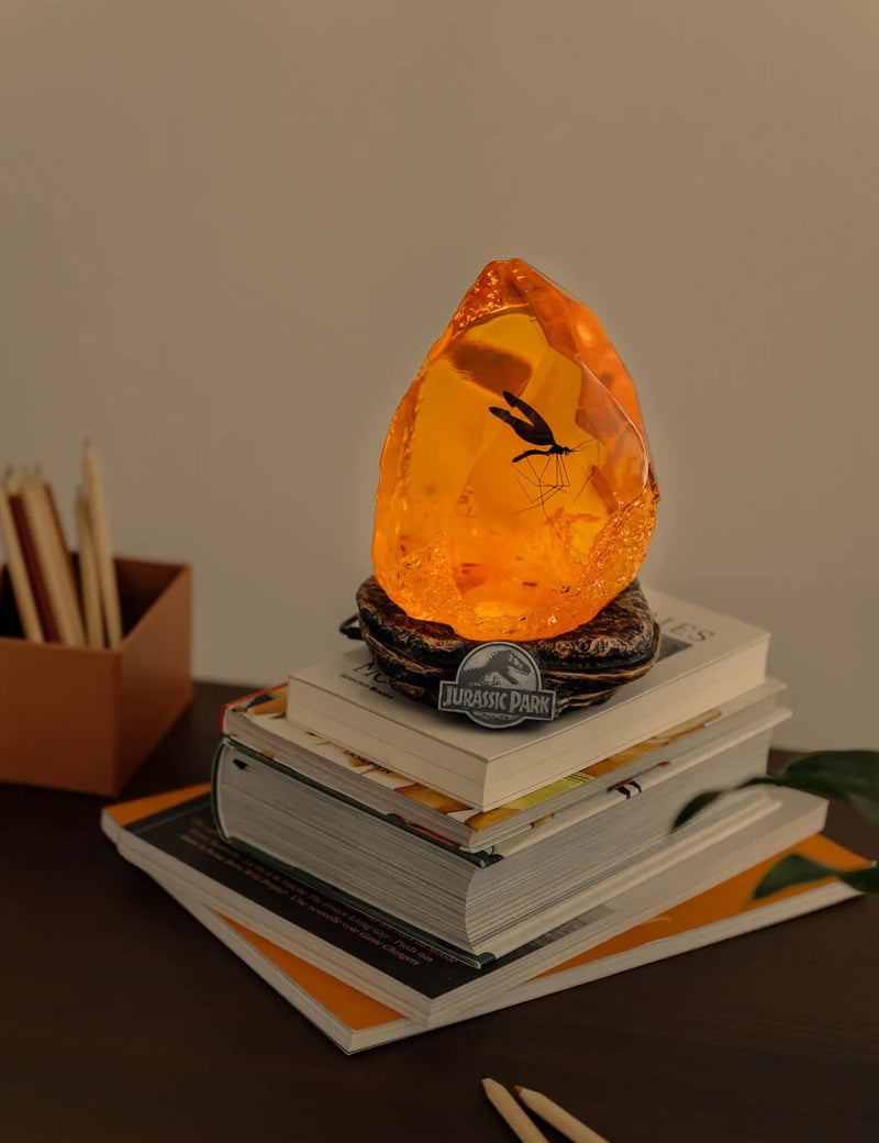 Jurassic Park Amber Lamp design detail