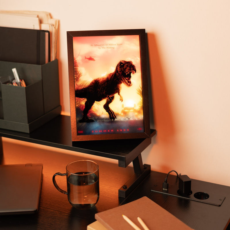 Jurassic Park Led Framed Print packaging view