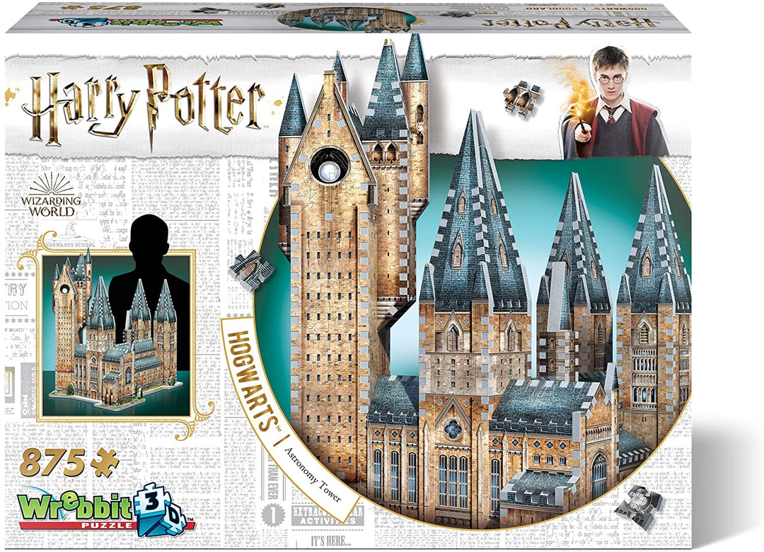 Wrebbit 3D Puzzle Harry Potter - Hogwarts, Astronomy Tower Puzzles