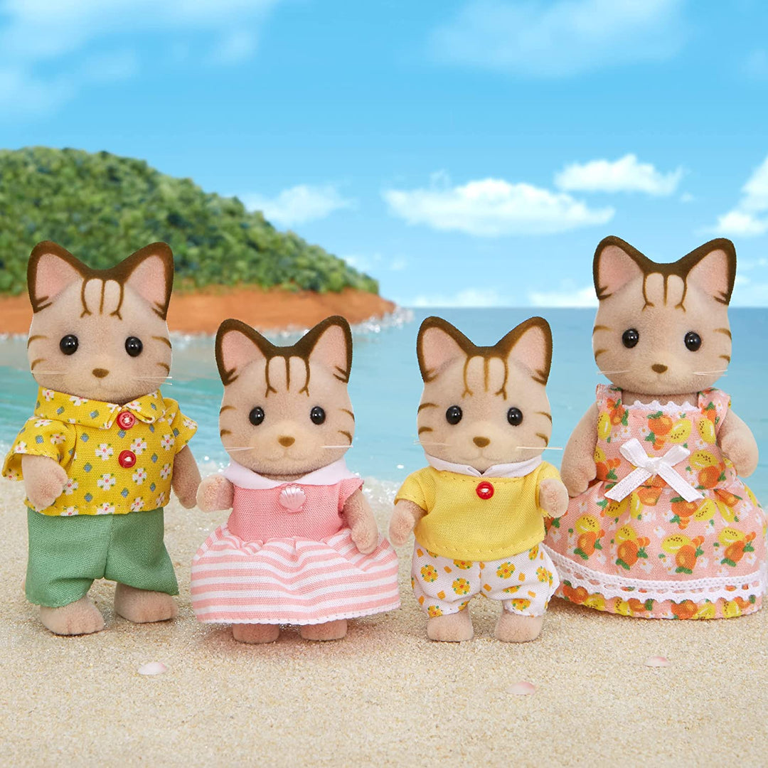 Sylvanian Families Striped Cat Family