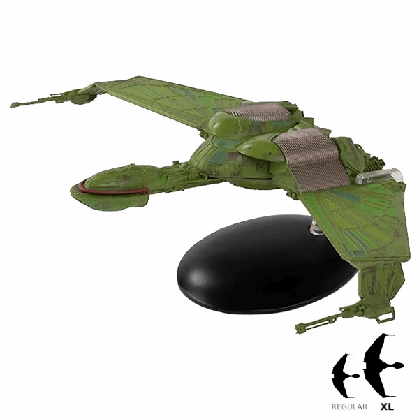 Klingon Bird-of-Prey (B'rel-class) XL EDITION Diecast Model Ship (Eaglemoss / Star Trek)
