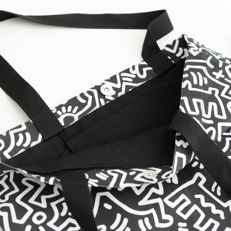 Keith Haring Tote Bag close up detail
