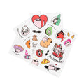 Ketnipz Reusable Gadget Decals Sticker Pack For Laptops