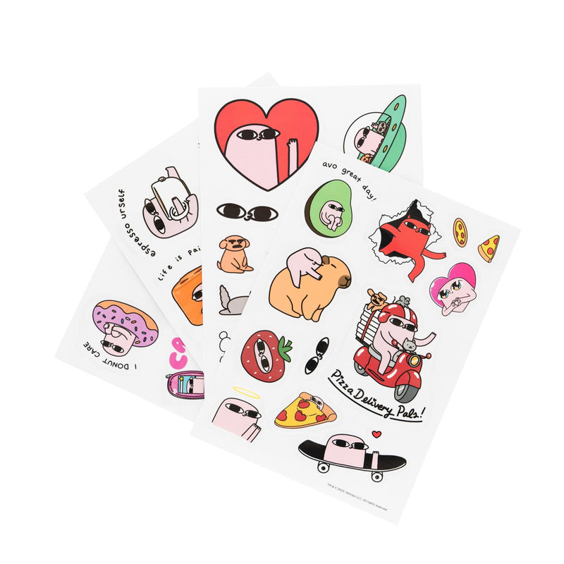 Ketnipz Reusable Gadget Decals Sticker Pack For Laptops