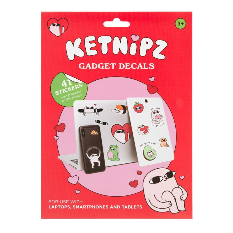 Ketnipz Reusable Gadget Decals Sticker Pack For Laptops alternate view
