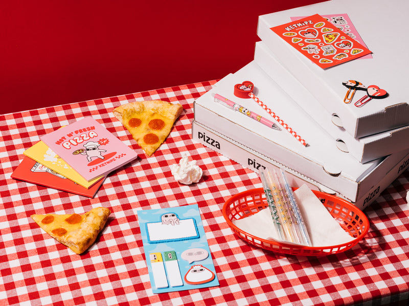 Ketnipz Stationery Set With A6 Notebooks and Pencil Case design detail