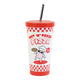 Ketnipz Stainless Steel Tumbler With Straw 550 ml