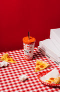 Ketnipz Stainless Steel Tumbler With Straw 550 ml side angle