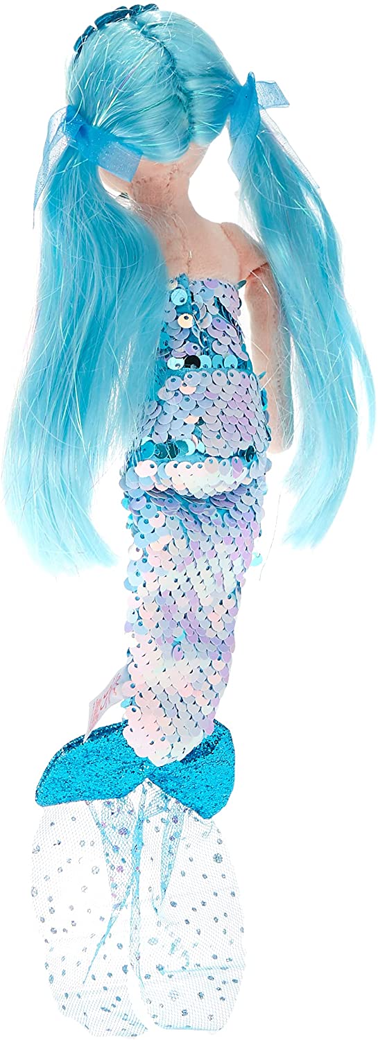 Ty Mermaid Indigo Aqua Sequin Plush