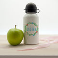 Personalised Kids Wreath Festival Water Bottle