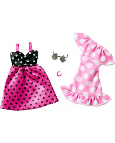 Barbie - Pink Polka Dot Doll Outfit Set